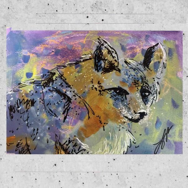 Gray Fox in the Morning