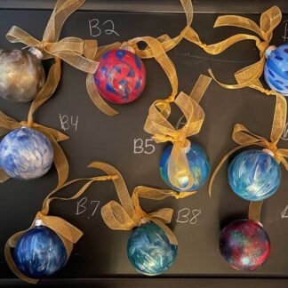 shatterproof hand painted ball ornaments