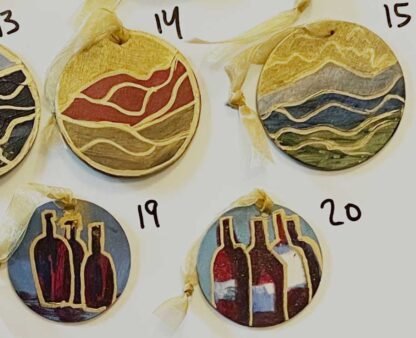 wood ornament details for 14, 15, 19 and 20.